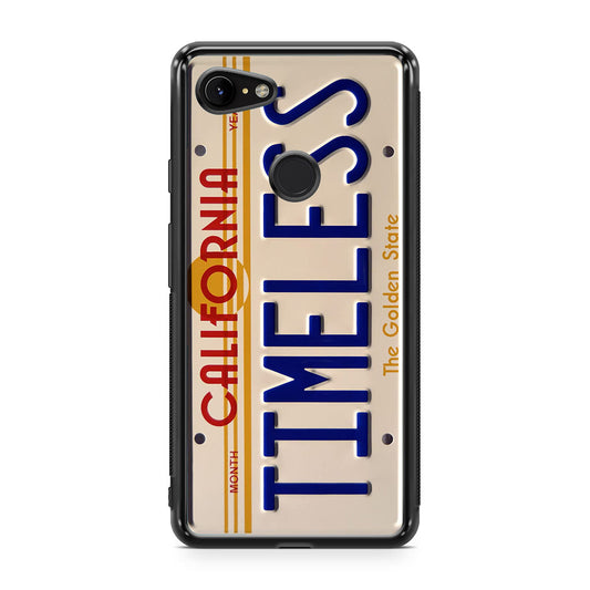 Back to the Future License Plate Timeless Google Pixel 3 / 3 XL / 3a / 3a XL Case