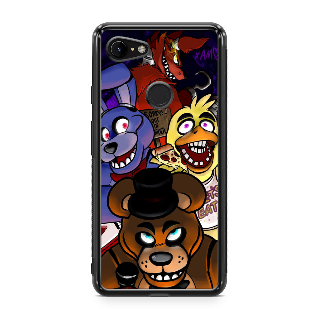 Five Nights at Freddy's Characters Google Pixel 3 / 3 XL / 3a / 3a XL Case