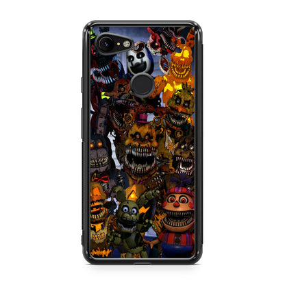 Five Nights at Freddy's Scary Characters Google Pixel 3 / 3 XL / 3a / 3a XL Case