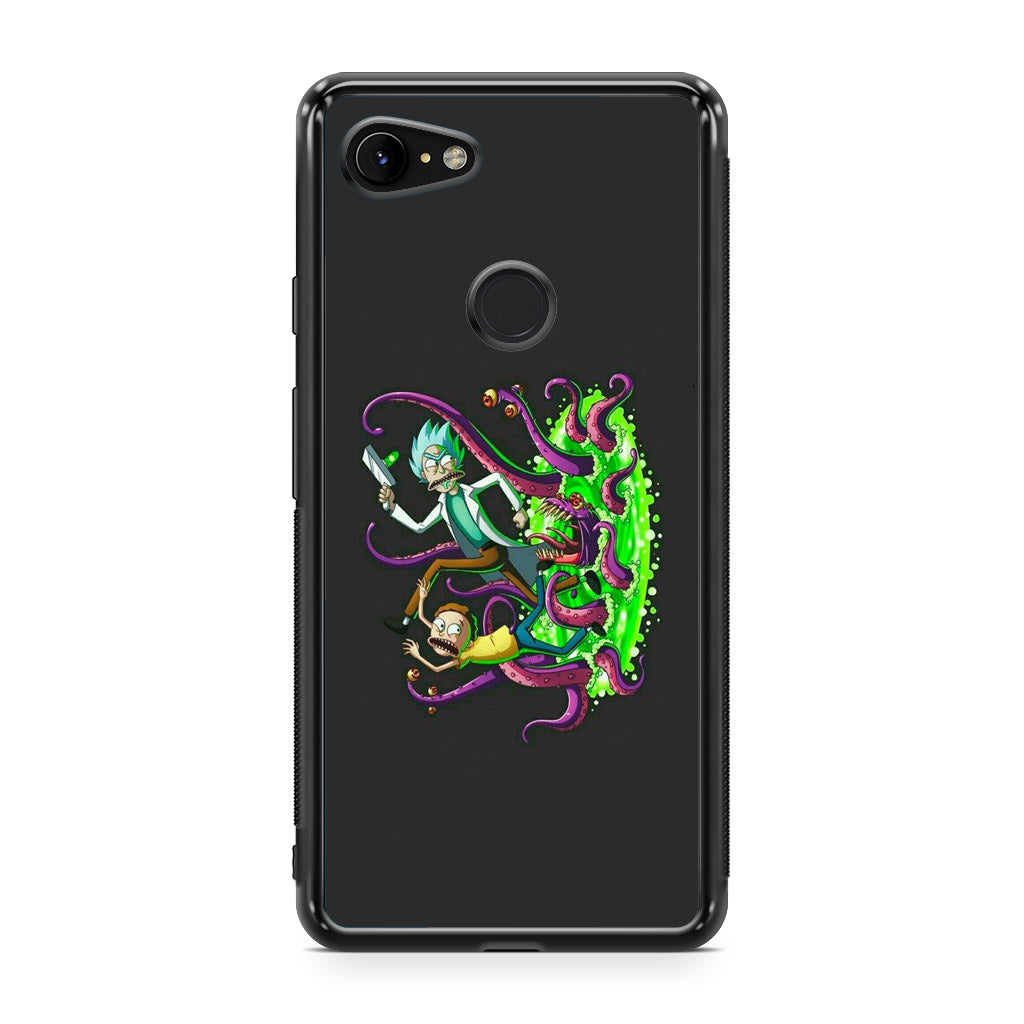 Rick And Morty Pass Through The Portal Google Pixel 3 / 3 XL / 3a / 3a XL Case