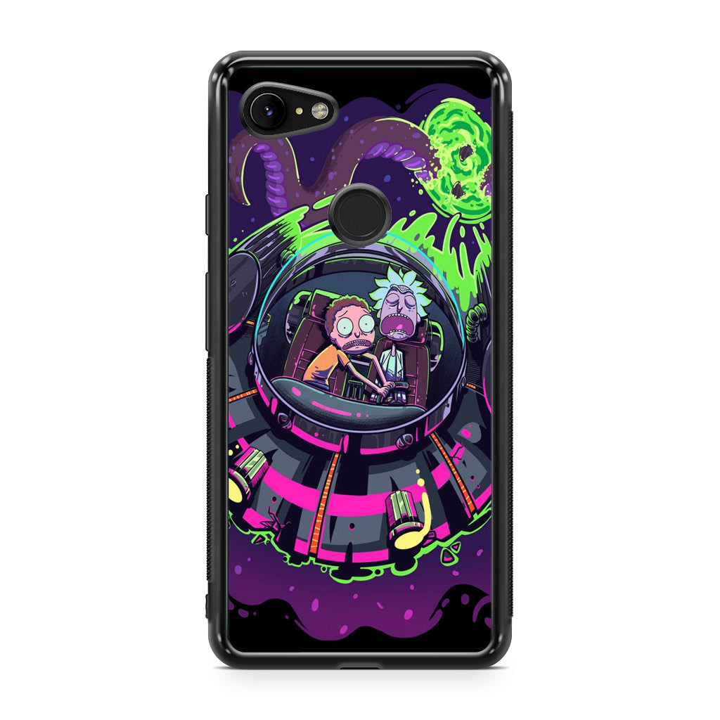 Rick And Morty Spaceship Google Pixel 3 / 3 XL / 3a / 3a XL Case