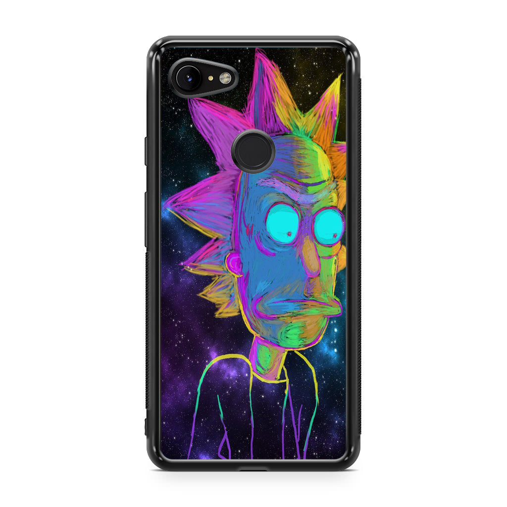 Rick Colorful Crayon Space Google Pixel 3 / 3 XL / 3a / 3a XL Case