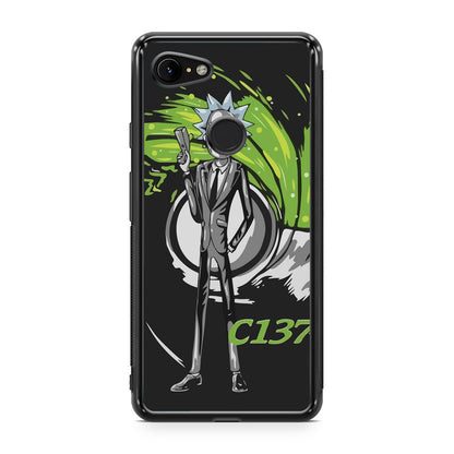 Rick Sanchez Agent C137 Google Pixel 3 / 3 XL / 3a / 3a XL Case