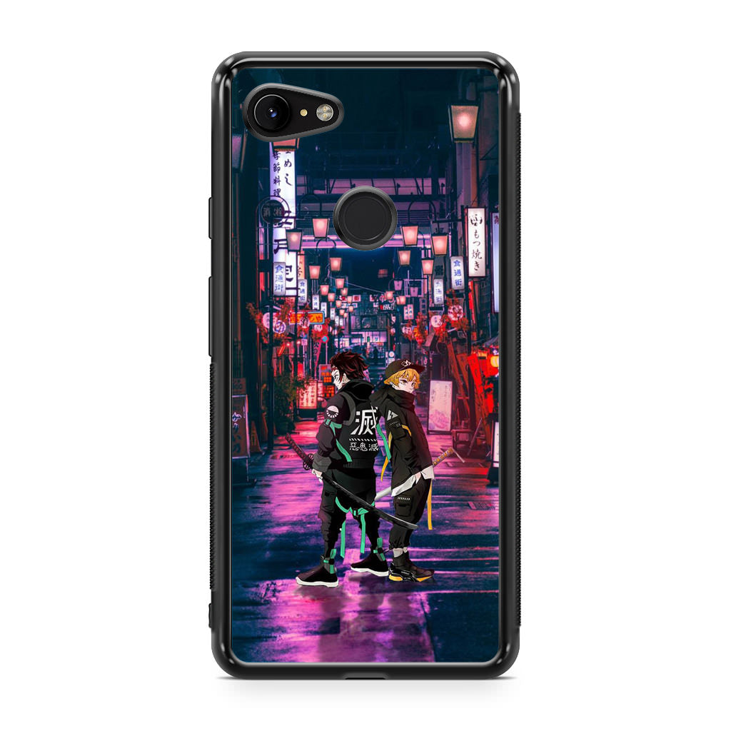 Tanjiro And Zenitsu in Style Google Pixel 3 / 3 XL / 3a / 3a XL Case