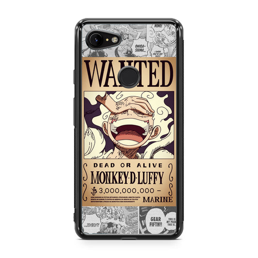 Gear 5 Wanted Poster Google Pixel 3 / 3 XL / 3a / 3a XL Case