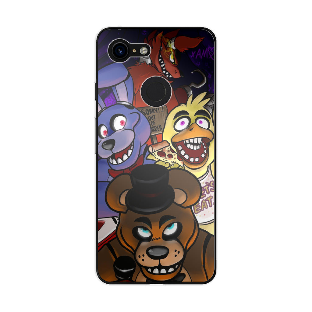 Five Nights at Freddy's Characters Google Pixel 3 / 3 XL / 3a / 3a XL Case