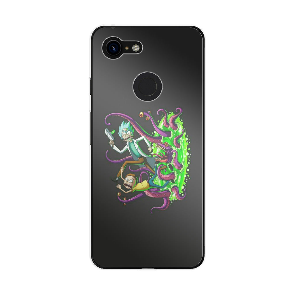 Rick And Morty Pass Through The Portal Google Pixel 3 / 3 XL / 3a / 3a XL Case