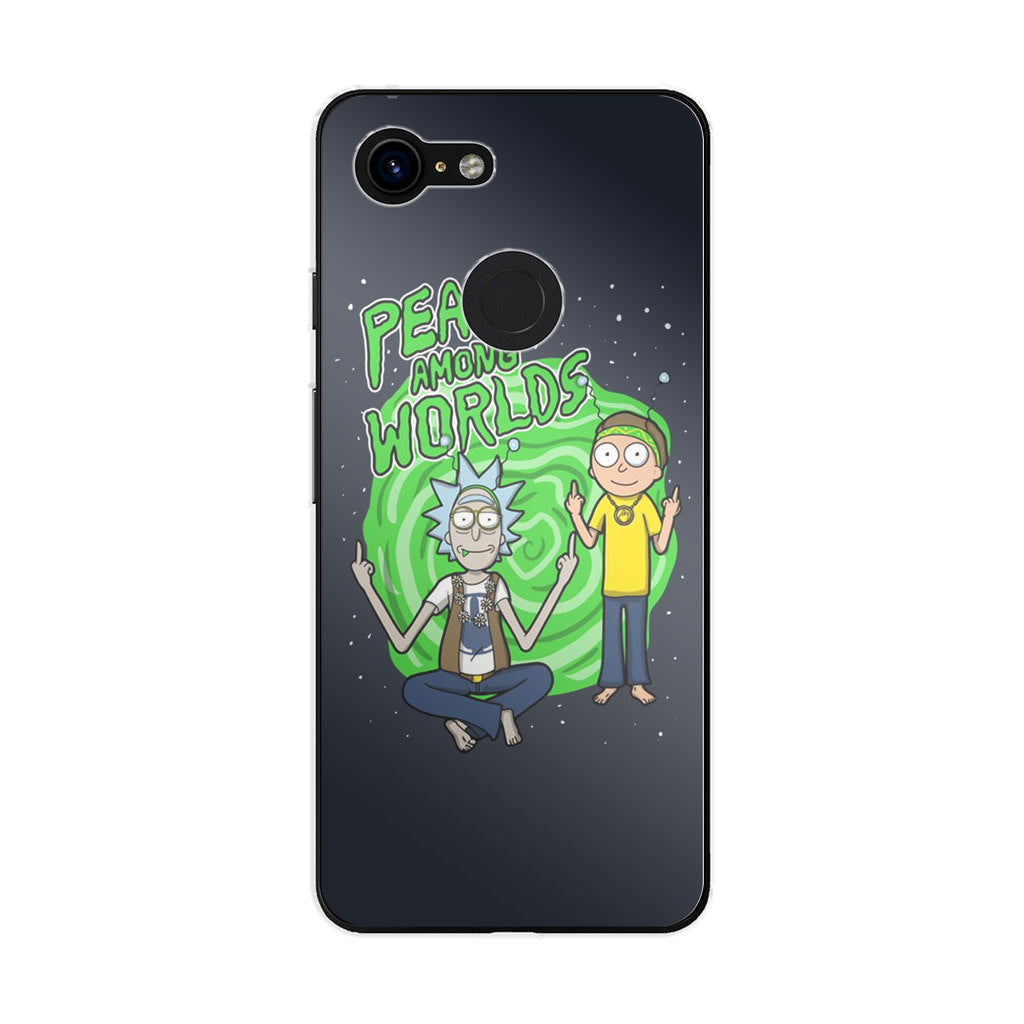 Rick And Morty Peace Among Worlds Google Pixel 3 / 3 XL / 3a / 3a XL Case