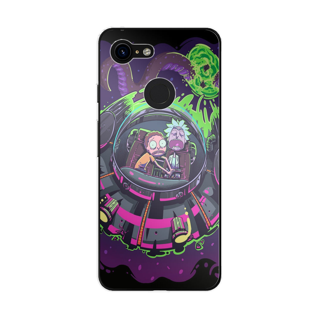 Rick And Morty Spaceship Google Pixel 3 / 3 XL / 3a / 3a XL Case