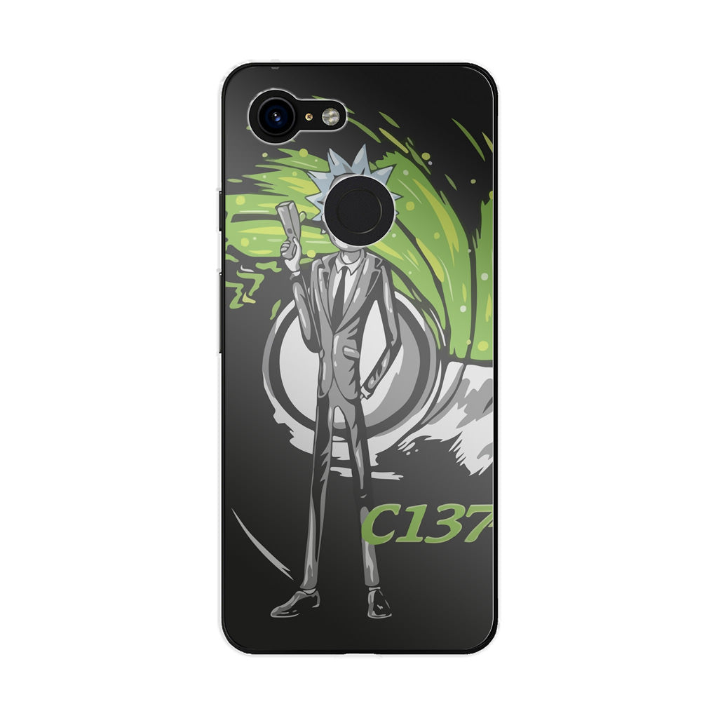 Rick Sanchez Agent C137 Google Pixel 3 / 3 XL / 3a / 3a XL Case