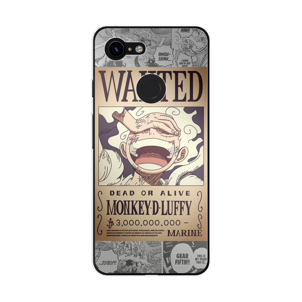 Gear 5 Wanted Poster Google Pixel 3 / 3 XL / 3a / 3a XL Case