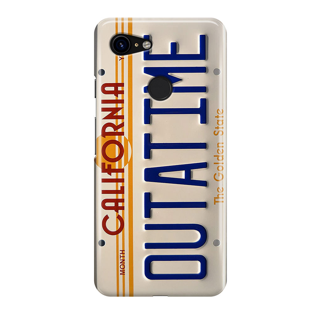 Back to the Future License Plate Outatime Google Pixel 3 / 3 XL / 3a / 3a XL Case