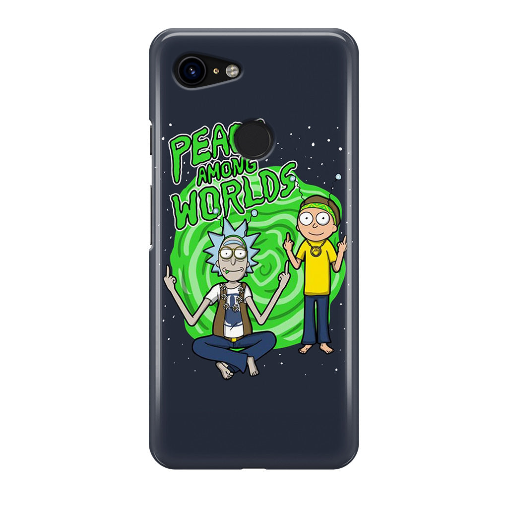 Rick And Morty Peace Among Worlds Google Pixel 3 / 3 XL / 3a / 3a XL Case