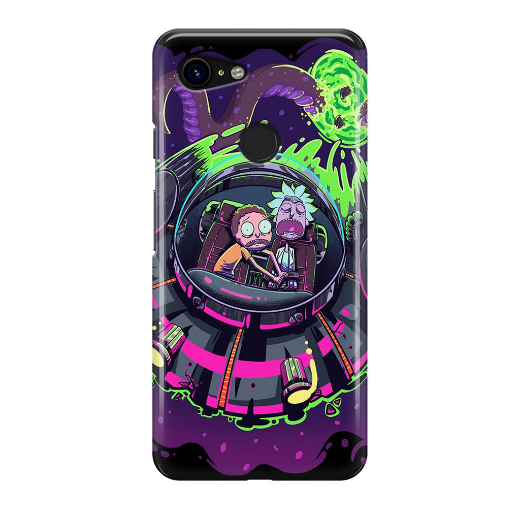 Rick And Morty Spaceship Google Pixel 3 / 3 XL / 3a / 3a XL Case