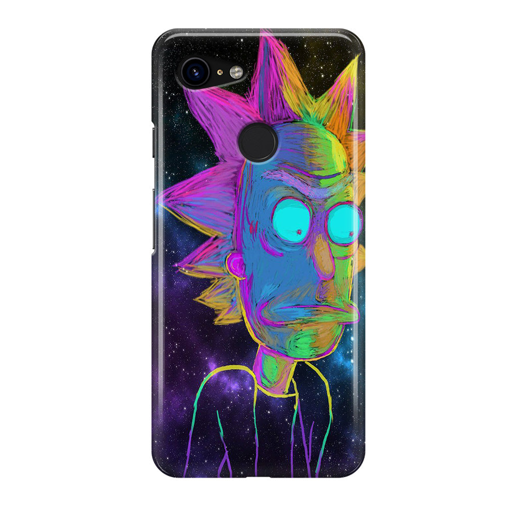 Rick Colorful Crayon Space Google Pixel 3 / 3 XL / 3a / 3a XL Case