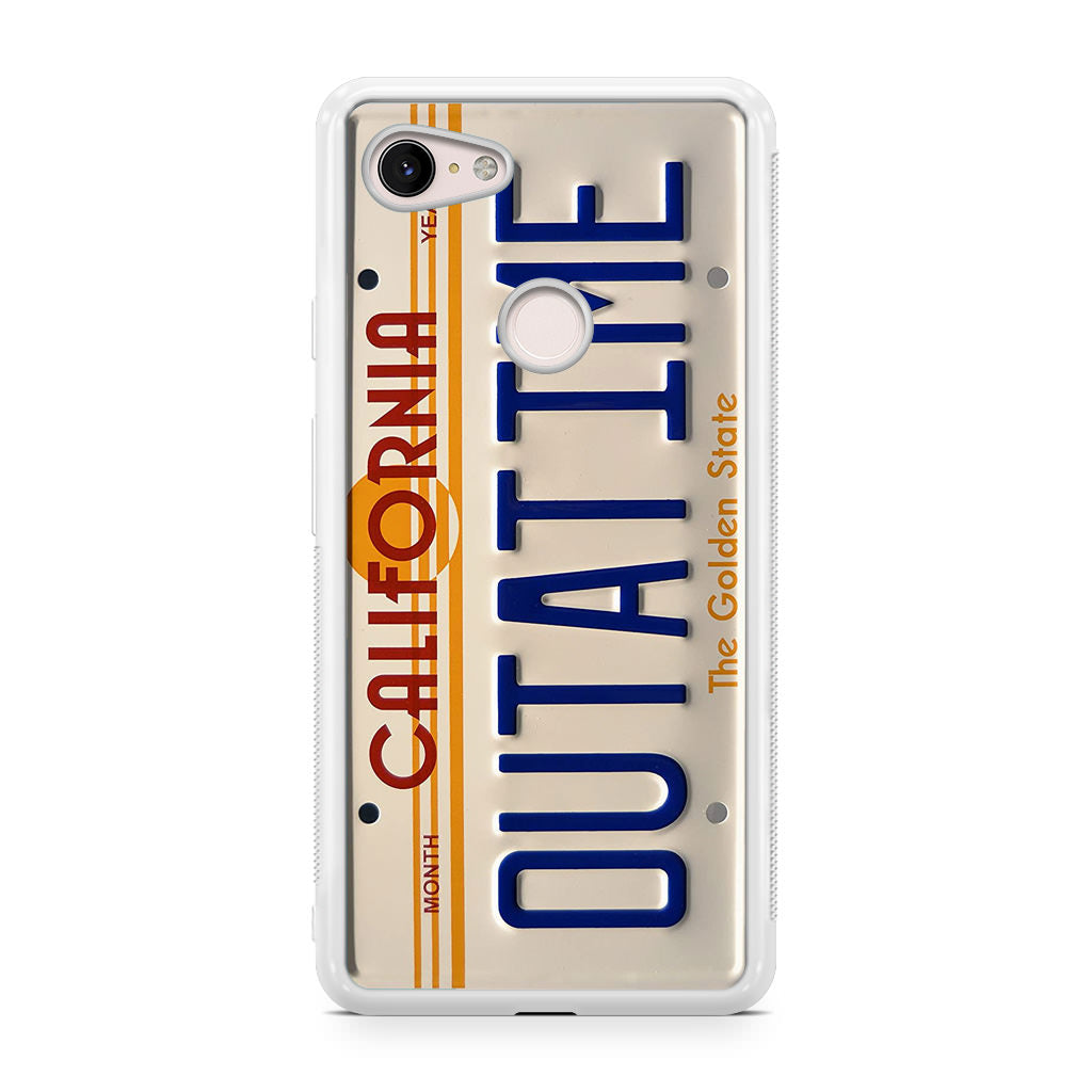 Back to the Future License Plate Outatime Google Pixel 3 / 3 XL / 3a / 3a XL Case