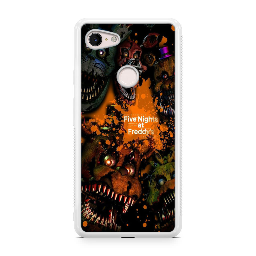 Five Nights at Freddy's Scary Google Pixel 3 / 3 XL / 3a / 3a XL Case