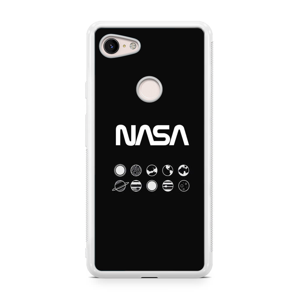 NASA Minimalist Google Pixel 3 / 3 XL / 3a / 3a XL Case