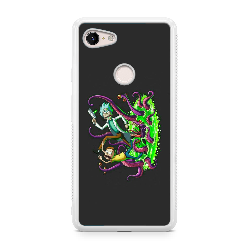 Rick And Morty Pass Through The Portal Google Pixel 3 / 3 XL / 3a / 3a XL Case