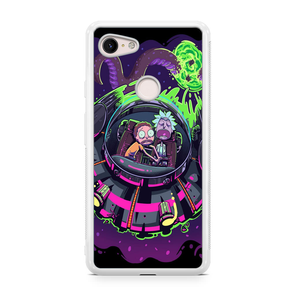 Rick And Morty Spaceship Google Pixel 3 / 3 XL / 3a / 3a XL Case