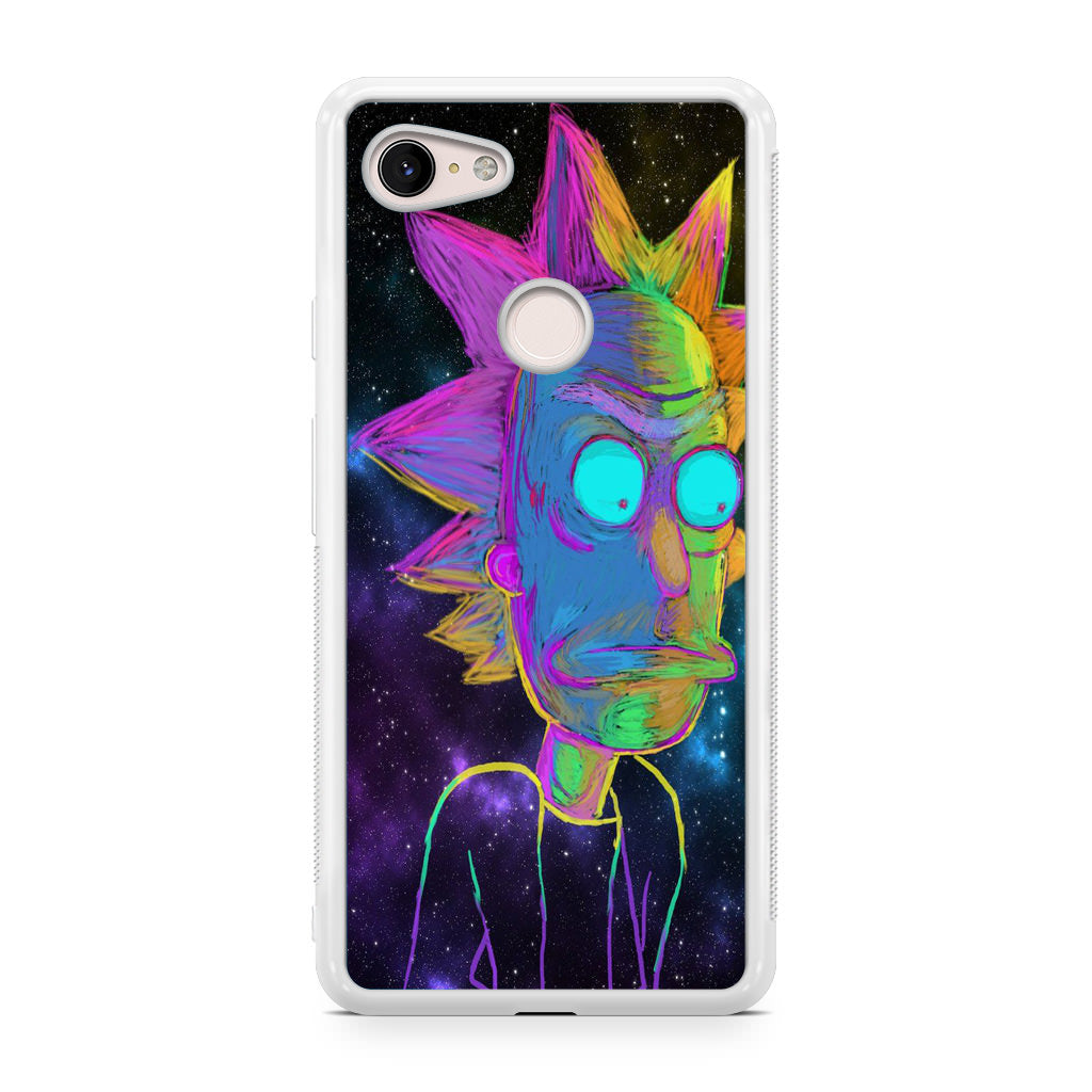 Rick Colorful Crayon Space Google Pixel 3 / 3 XL / 3a / 3a XL Case