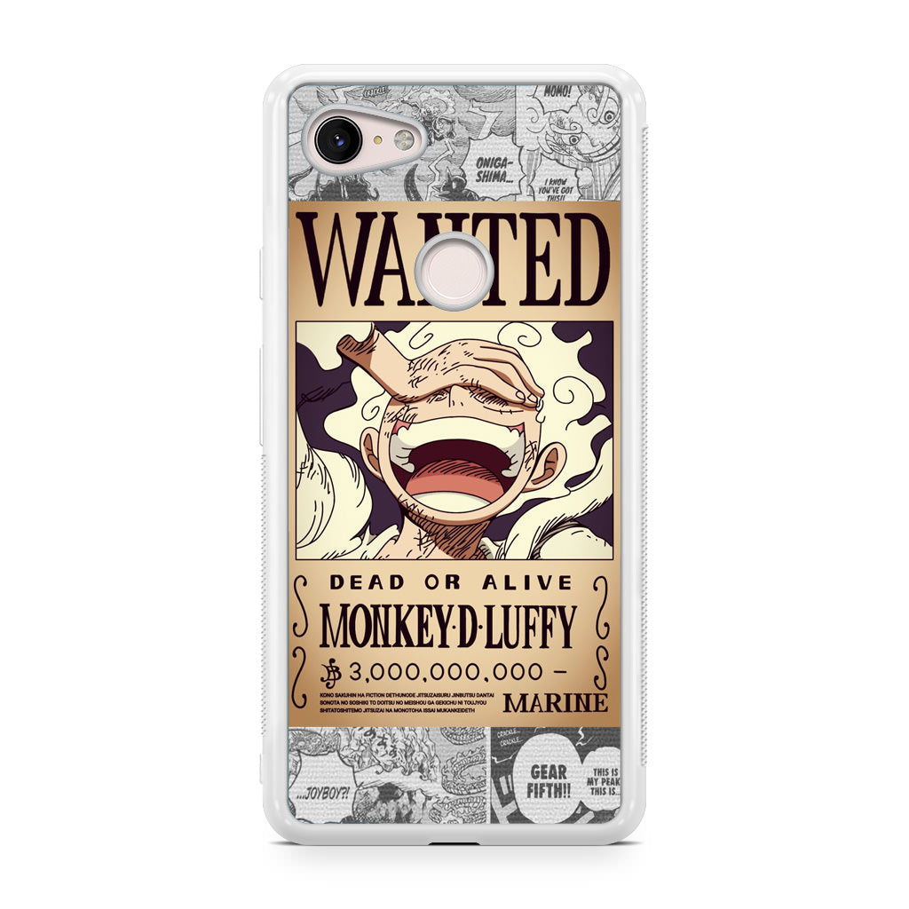 Gear 5 Wanted Poster Google Pixel 3 / 3 XL / 3a / 3a XL Case