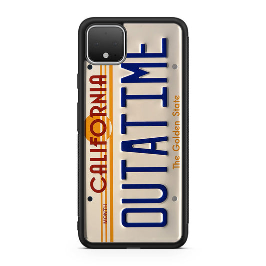 Back to the Future License Plate Outatime Google Pixel 4 / 4a / 4 XL Case