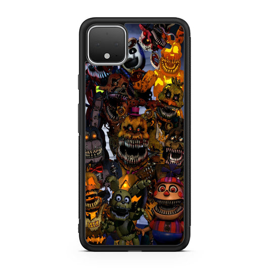 Five Nights at Freddy's Scary Characters Google Pixel 4 / 4a / 4 XL Case