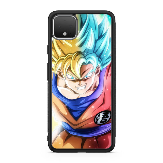 Goku SSJ 1 to SSJ Blue Google Pixel 4 / 4a / 4 XL Case