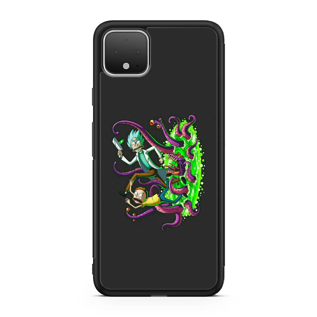 Rick And Morty Pass Through The Portal Google Pixel 4 / 4a / 4 XL Case