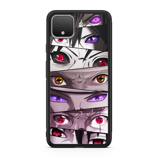 The Powerful Eyes on Naruto Google Pixel 4 / 4a / 4 XL Case