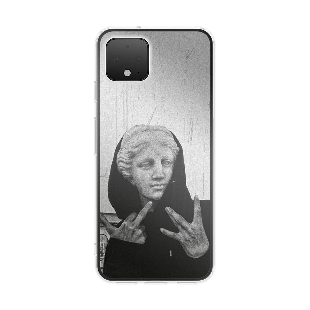 Greek Statue Wearing Hoodie Google Pixel 4 / 4a / 4 XL Case