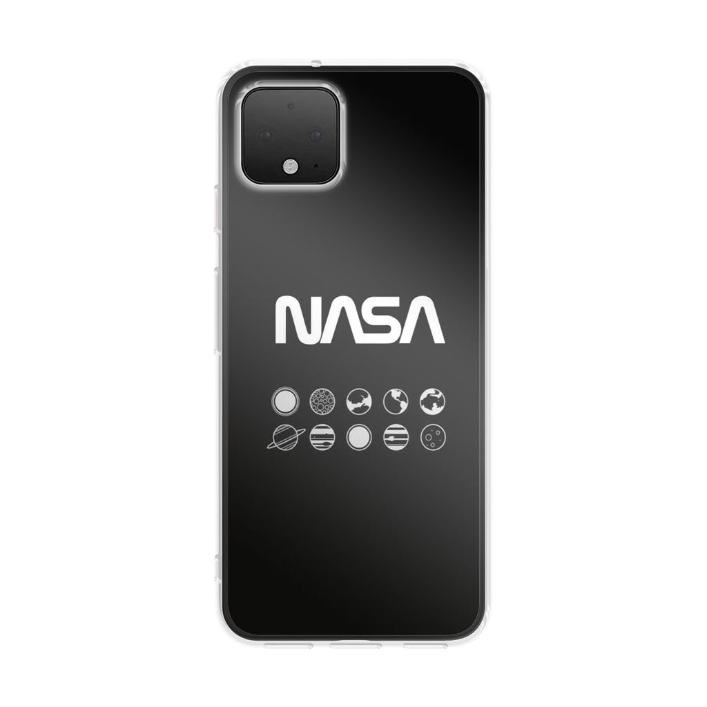 NASA Minimalist Google Pixel 4 / 4a / 4 XL Case