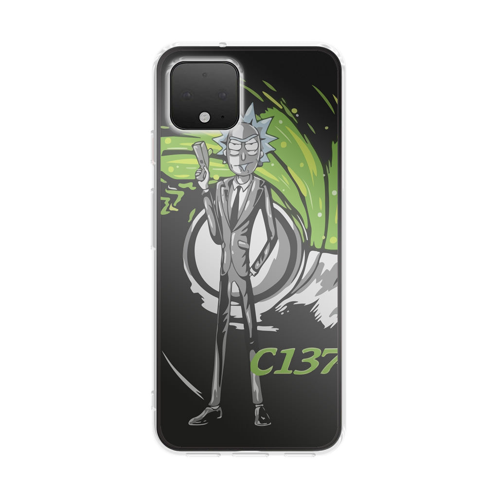 Rick Sanchez Agent C137 Google Pixel 4 / 4a / 4 XL Case