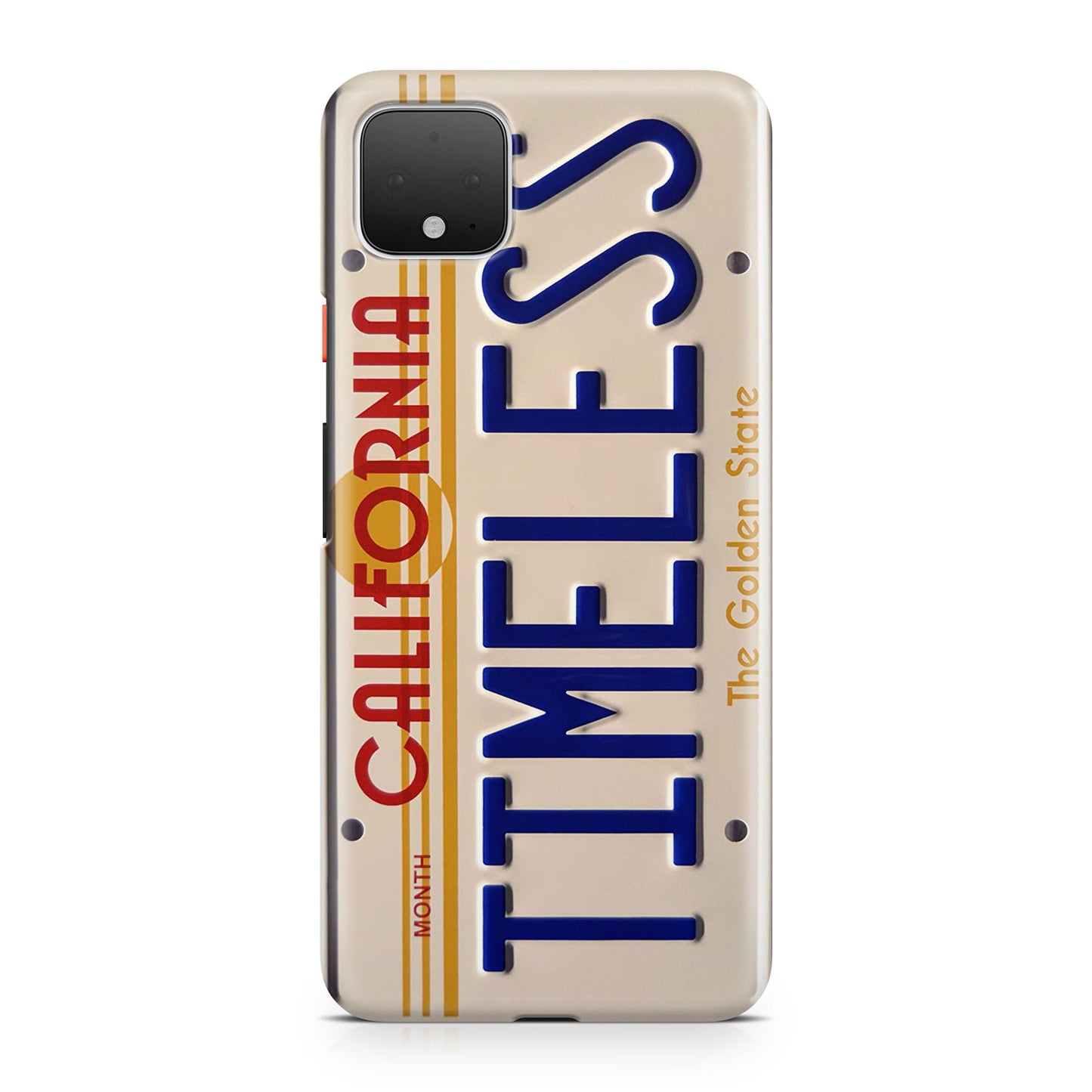 Back to the Future License Plate Timeless Google Pixel 4 / 4a / 4 XL Case