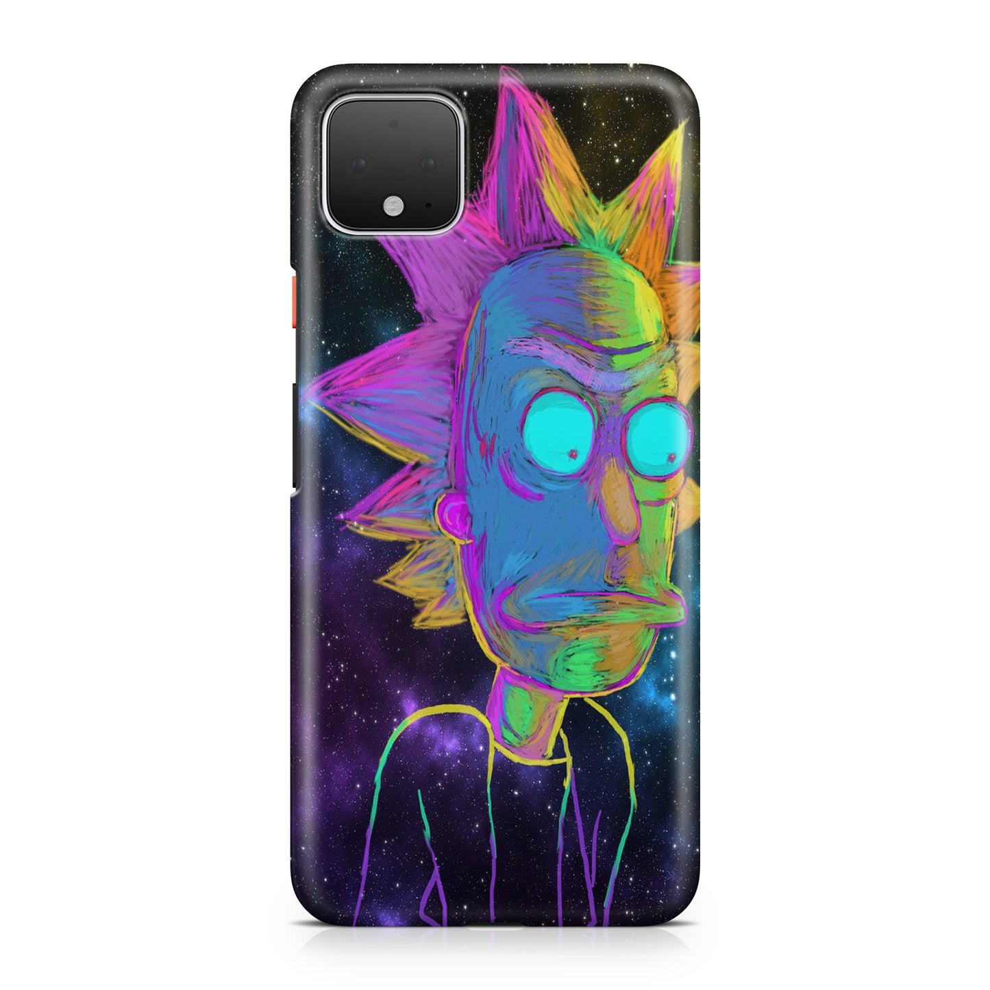 Rick Colorful Crayon Space Google Pixel 4 / 4a / 4 XL Case