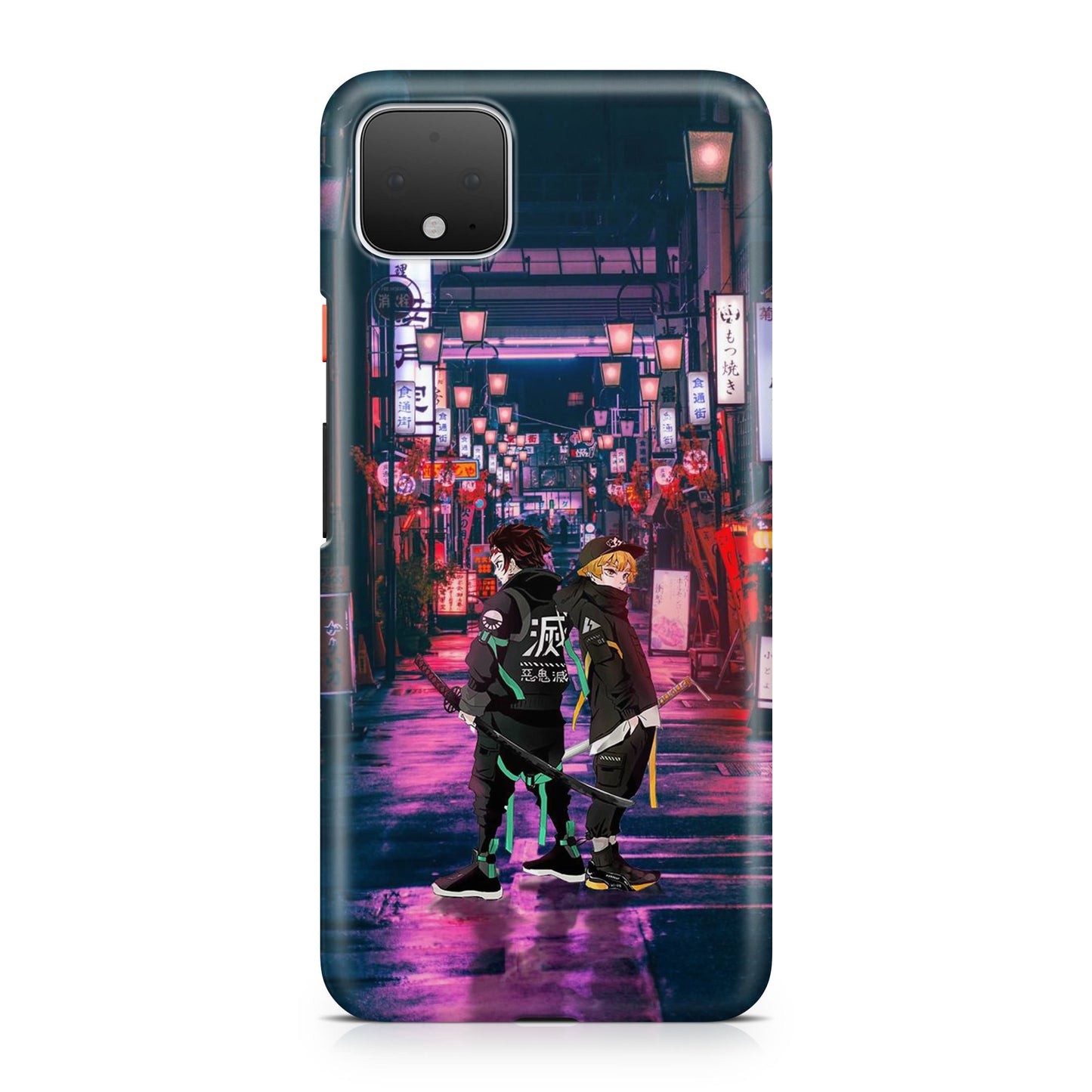 Tanjir0 And Zenittsu in Style Google Pixel 4 / 4a / 4 XL Case