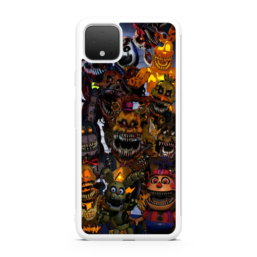 Five Nights at Freddy's Scary Characters Google Pixel 4 / 4a / 4 XL Case