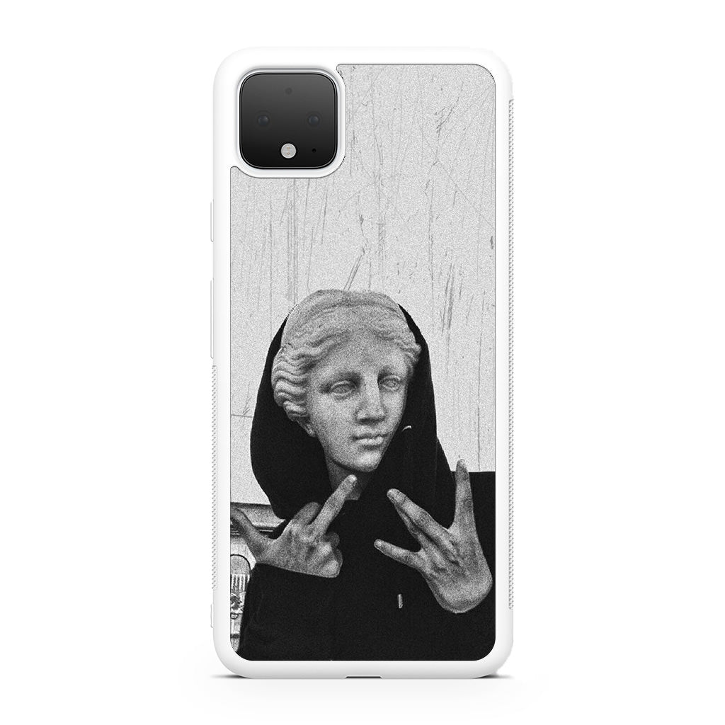 Greek Statue Wearing Hoodie Google Pixel 4 / 4a / 4 XL Case