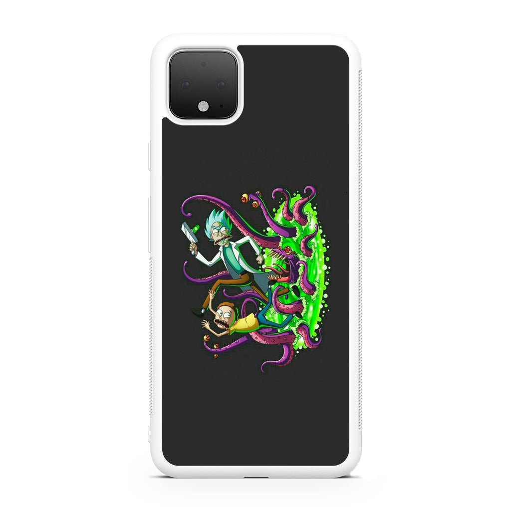 Rick And Morty Pass Through The Portal Google Pixel 4 / 4a / 4 XL Case