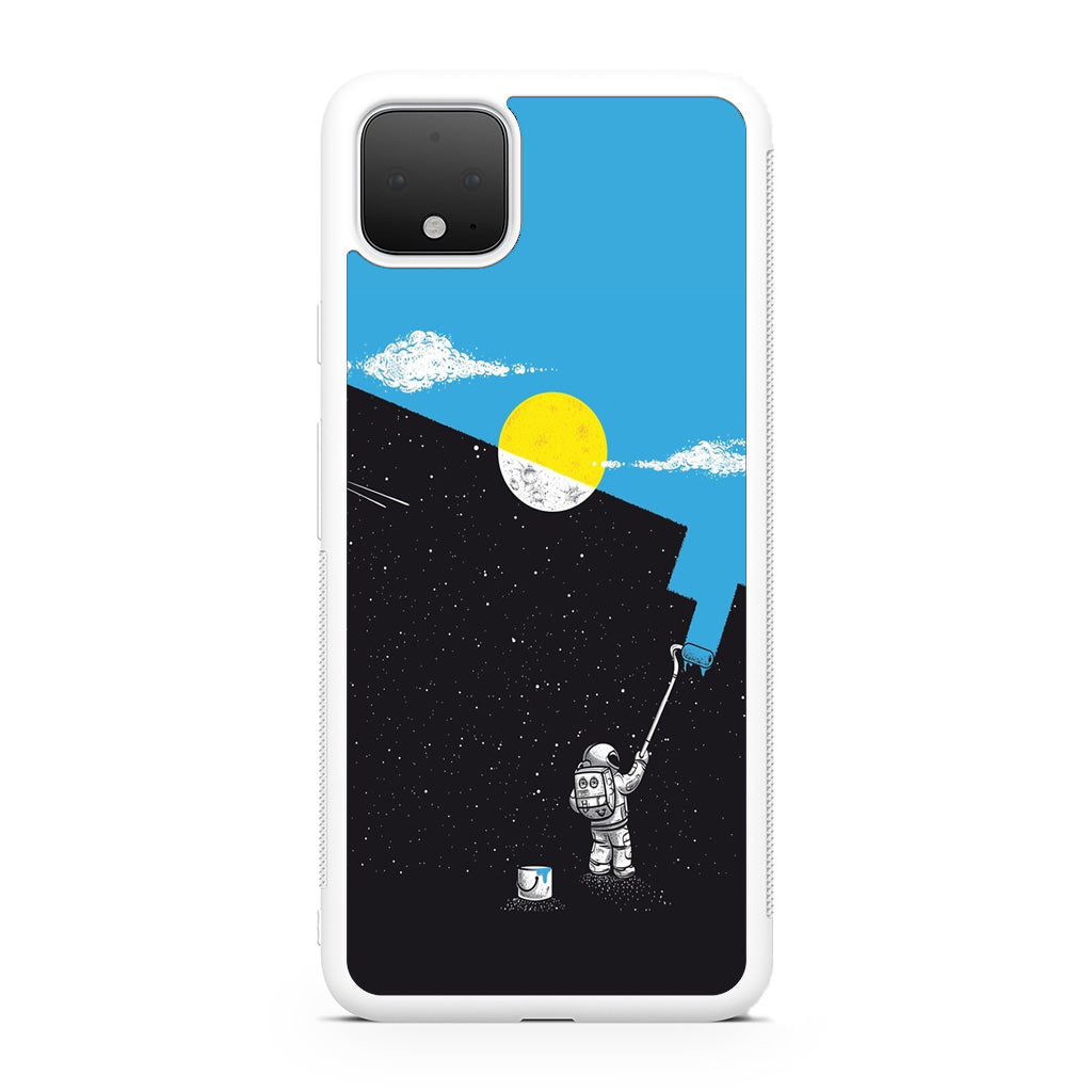 Space Paiting Day Google Pixel 4 / 4a / 4 XL Case