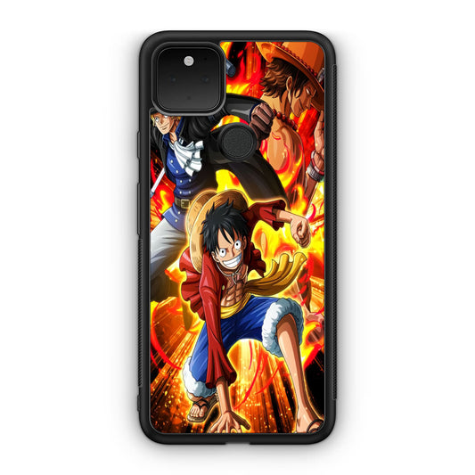 Ace Sabo Luffy Brotherhood Google Pixel 5 Case