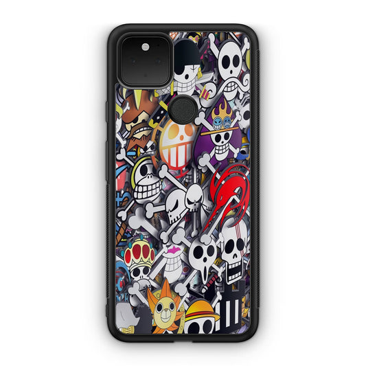 All Pirate Symbols One Piece Google Pixel 5 Case