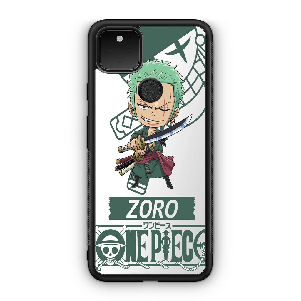 Chibi Zoro Google Pixel 5a Case