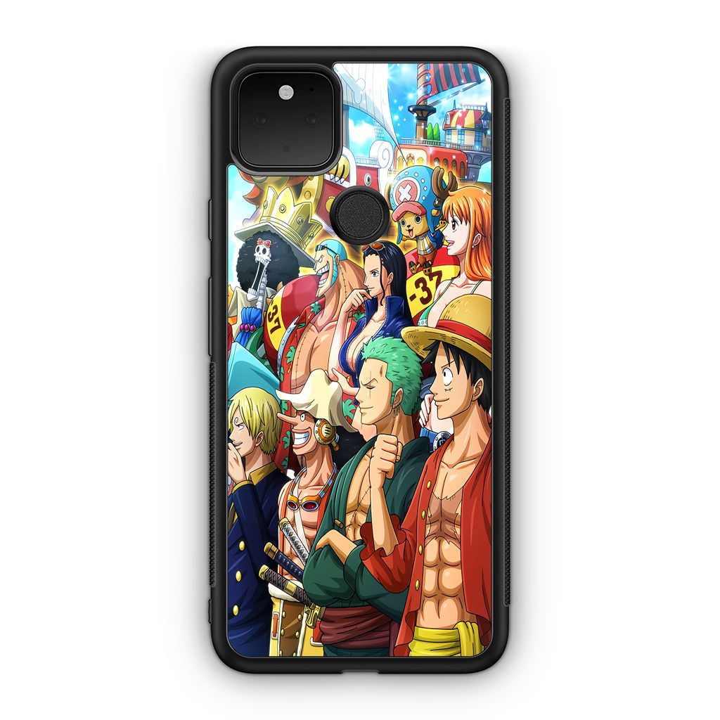 Crew of Mugiwara Pirate Google Pixel 5 Case