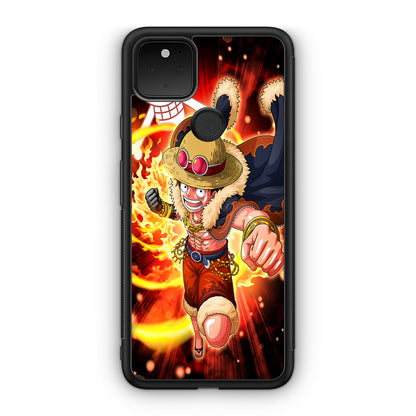 Luffy Red Hawk Punch Google Pixel 5 Case