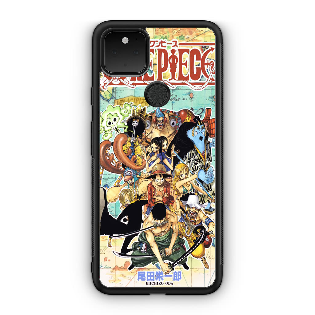 One Piece Comic Straw Hat Pirate Google Pixel 5 Case