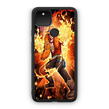 Portgas D Ace Fire Power Google Pixel 5 Case