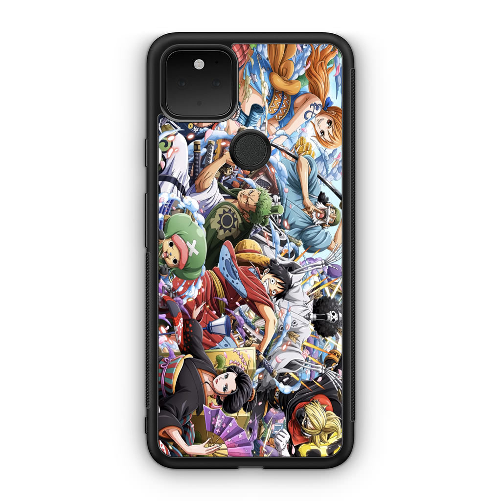 Straw Hat Pirates Arc Wano Google Pixel 5 Case