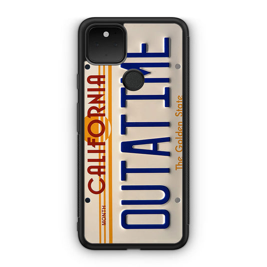 Back to the Future License Plate Outatime Google Pixel 5 Case